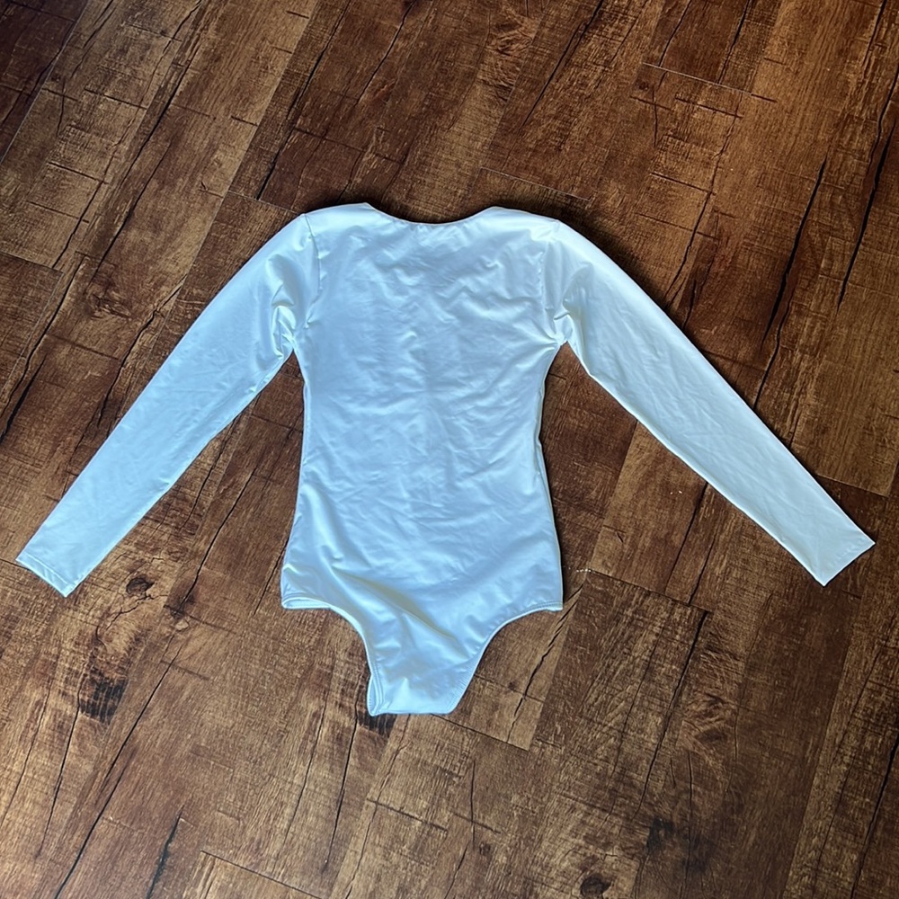 NEW with tag Verdelimon white Paradiso one piece swimsuit bathing suit bodysuit - Picture 9 of 10
